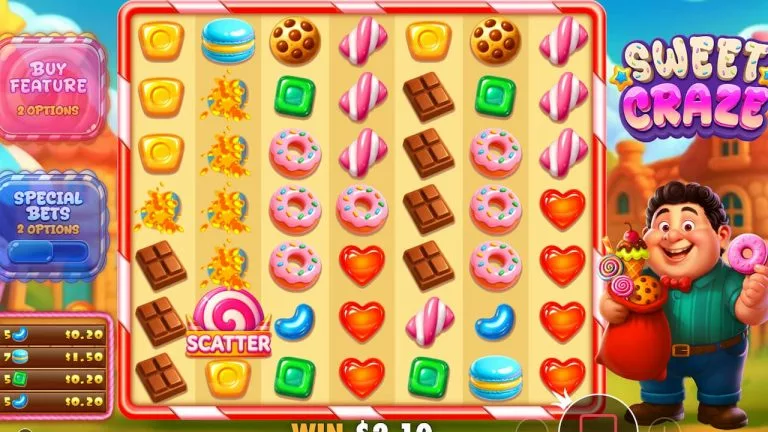 Sweet Craze Kubet trong sảnh PP